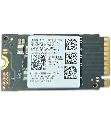 Amazon.com: Sаmsuрg 256GB PCIe NVMe 2242 SSD (PM991A) (OEM) : 電子